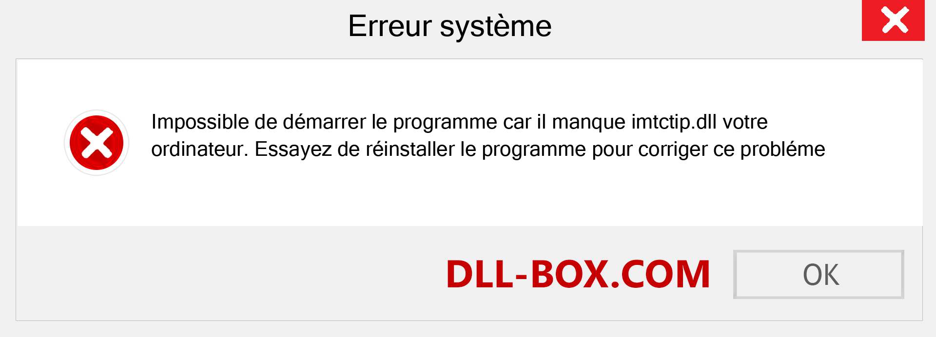 Le fichier imtctip.dll est manquant ?. Télécharger pour Windows 7, 8, 10 - Correction de l'erreur manquante imtctip dll sur Windows, photos, images